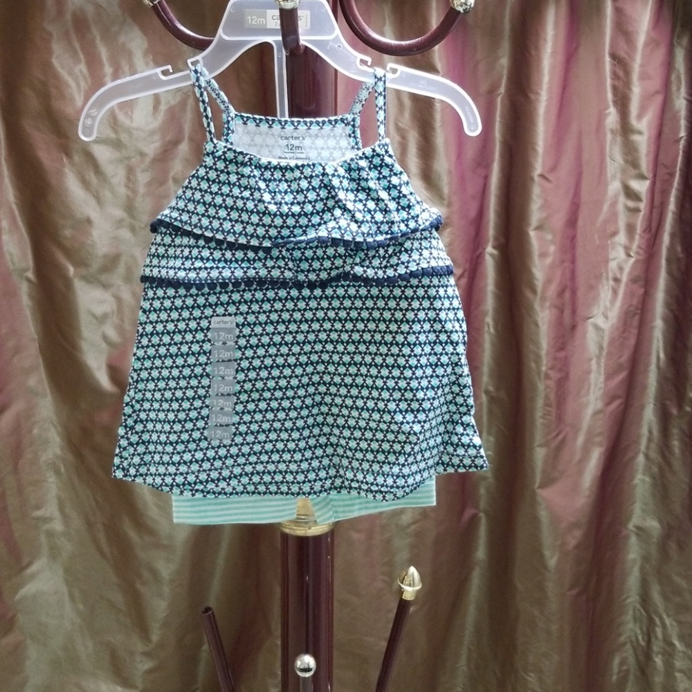 2 pc -12m summer outfit for girl